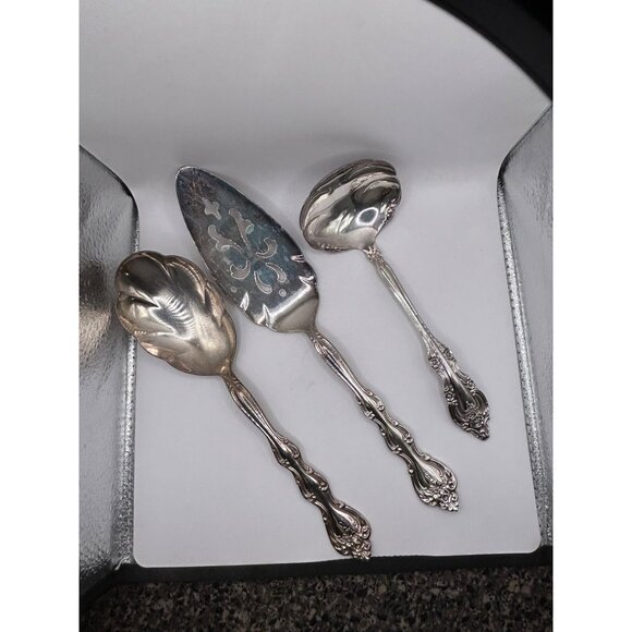 3-Piece Oneida Silver Artistry Silverplate Serving Set - Picture 3 of 5